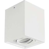 Sufitowa LAMPA spot HARY 03714 Ideus metalowa OPRAWA downlight kostka cube biała