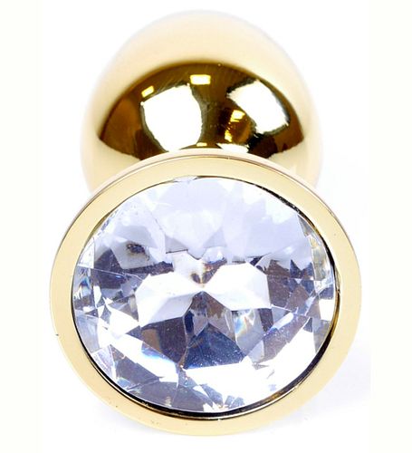 Plug analny z białym kryształkiem na Arena.pl