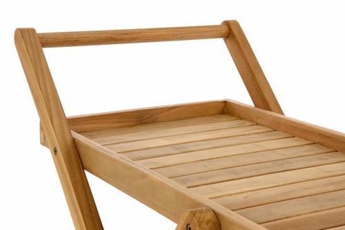 Wózek do serwowania DIVERO z drzewa tekowego na Arena.pl