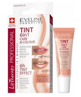 Lip Therapy Professional 6w1 Care & Colour intensywne serum do ust nadające kolor Nude 12ml Eveline