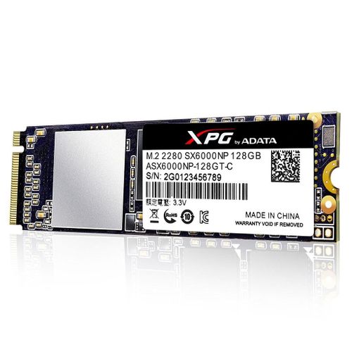 Adata SX6000 SSD 128GB ,PCIe Gen3 x2 ,Read/Write 730/660Mb/s na Arena.pl