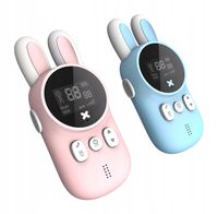 2X WALKIE TALKIE DLA DZIECI KRÓTKOFALÓWKA 2 SZTUKI ZESTAW ŁOKI TOKI LATARKA