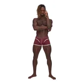 male power mini short sport mesh szorty sportowe czarne m