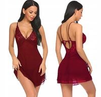 Seksowna koszulka nocna koronka L/XL (K197)