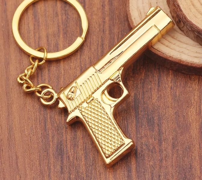 Breloczek Broń Pistol Colt 1911 Oficer GOLD 45 ACP zdjęcie 4