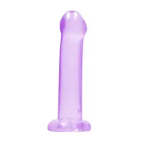 realrock crystal clear 17 cm - model z przyssawką, transparentny