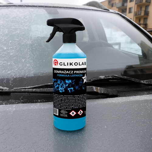 2X ODMRAŻACZ DO SZYB LODU PREMIUM MOCNY -60°C GLIKOLAB 1L FORMUŁA LOTNICZA na Arena.pl
