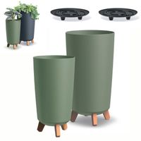 2x Doniczka okrągła na nóżkach GRACIA DGTL200 + DGTL240