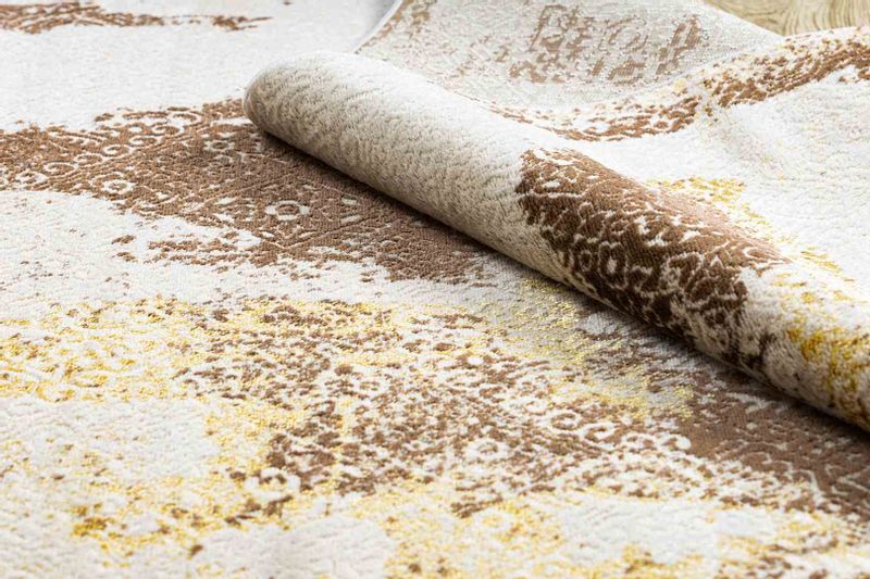 RUG/LU/TREX/ROSETTE/BEIGE+BROWN/140x190 zdjęcie 8