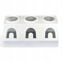 OCIEKACZ STOJAK METALOWY BIAŁY NA 3 BUTELKI DO SATURATORA SODASTREAM BRITA