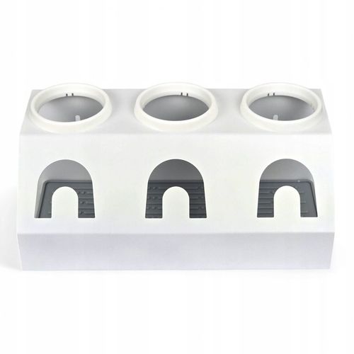 OCIEKACZ STOJAK METALOWY BIAŁY NA 3 BUTELKI DO SATURATORA SODASTREAM BRITA na Arena.pl