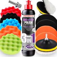 MENZERNA 3in1 3w1 One Step Zestaw Do Jednoetapowego Polerowania Lakieru
