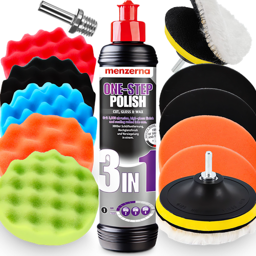 MENZERNA 3in1 3w1 One Step Zestaw Do Jednoetapowego Polerowania Lakieru na Arena.pl