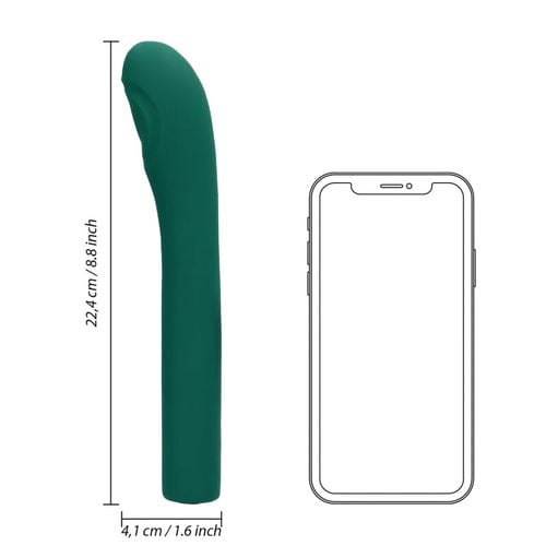 pulse wave g-spot vibrator - green crystal na Arena.pl