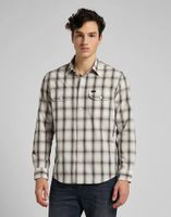 MĘSKA KOSZULA MATERIAŁOWA LEE WORKER SHIRT SERVICE SAND L68HKLOY XL