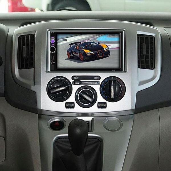 Radio samochodowe Bluetooth 2DIN + kamera cofania zdjęcie 8