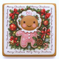 CIASTKO LUKROWANE MAMIK FAMILY OLA ROZ.S KWADR RĘCZNIE ROBIONE