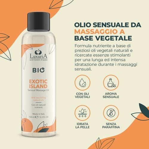 olejek do masażu luxuria bio oil exotic island 100 ml intimateline na Arena.pl