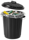 ZAMYKANY KUBEŁ BLACK WODĘ DESZCZÓWKA 70L KOSZ ŚMIECI