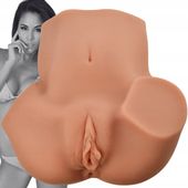 REALISTYCZNY MASTURBATOR Z SOCZYSTĄ CIPKĄ I ANUSEM SZTUCZNA POCHWA 3D