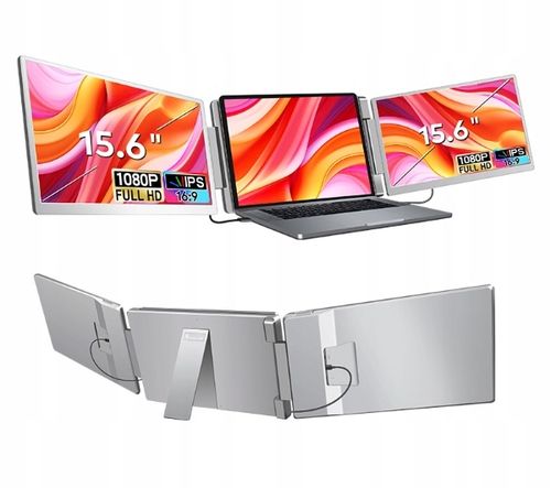 Monitory do laptopa Extralink Smart Life S10 2-Screen 15,6'' Full HD IPS na Arena.pl