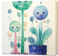 Obraz 90x90cm Uśmiechnięte Galaktyki