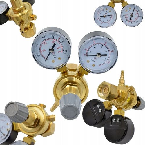 Reduktor CO2/ARGON z dwoma zegarami króciec na Arena.pl