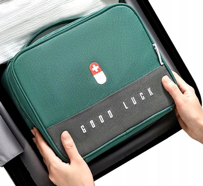 Medyczna Apteczka Organizer Duża Na Leki Podróżna zdjęcie 4