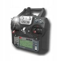 FLYSKY ZESTAW NADAJNIK + ODBIORNIK RC FS-I6X + A6B 2,4 GHZ LCD 6-10 KANAŁÓW