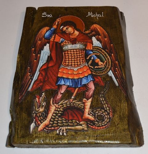 Ikona Święty Archanioł Michał czczony jako patron Kościoła na Arena.pl