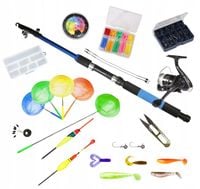 Zestaw MAŁEGO Wędkarza SUPER PREZENT DLA DZIECKA - pełen pakiet- ZEST-W-08P