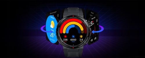 Smartwatch Zeblaze Ares 3 Plus czerwony na Arena.pl
