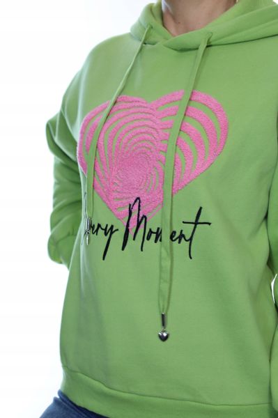 Damska bluza dresowa z kapturem uni zdjęcie 3