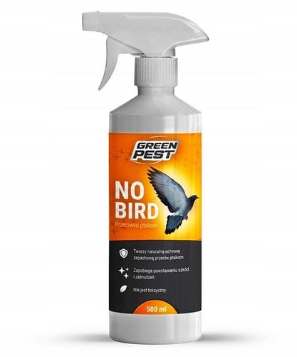 ŚRODEK SPRAY PREPARAT ODSTRASZAJĄCY GOŁĘBIE PTAKI WRÓBLE NO BIRD 500ML na Arena.pl
