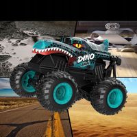 SAMOCHÓD SAMOCHÓD MONSTER TRUCK ZDALNIE STEROWANY DINOZAURY 4X4 LED PREZENT