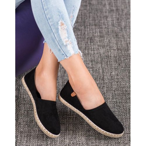 Wsuwane Czarne Espadryle r.38 na Arena.pl