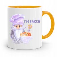 Kubek Żółty Dla Piekarza Im Baker Prezent Z Nadrukiem Ze Zdjęciem