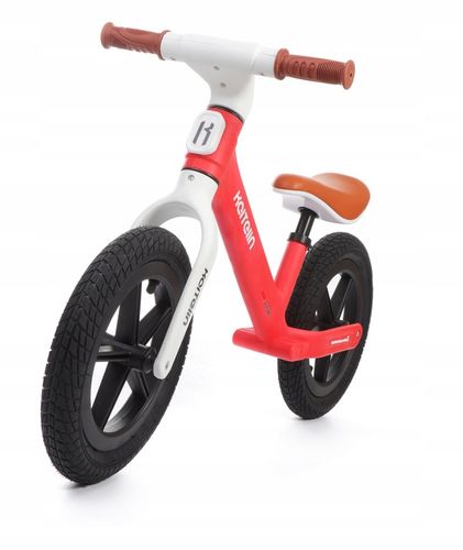 Rowerek biegowy Moderni-08 czerwony pompowane koła na Arena.pl