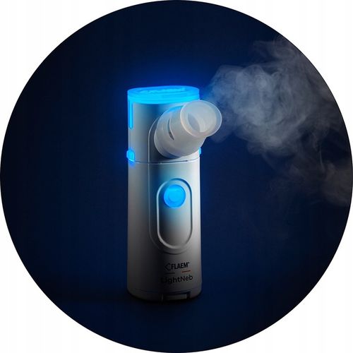 INHALATOR MEMBRANOWY SIATECZKOWY FLAEM LIGHTNEB PRZENOŚNY TRYB NOCNY CICHY na Arena.pl