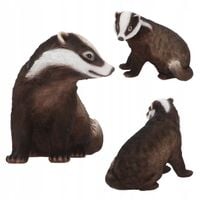 Figurka borsuka h18,8 cm DEKORACYJNA FIGURKA, ZWIERZĘTA DO OGRODU OZDOBA