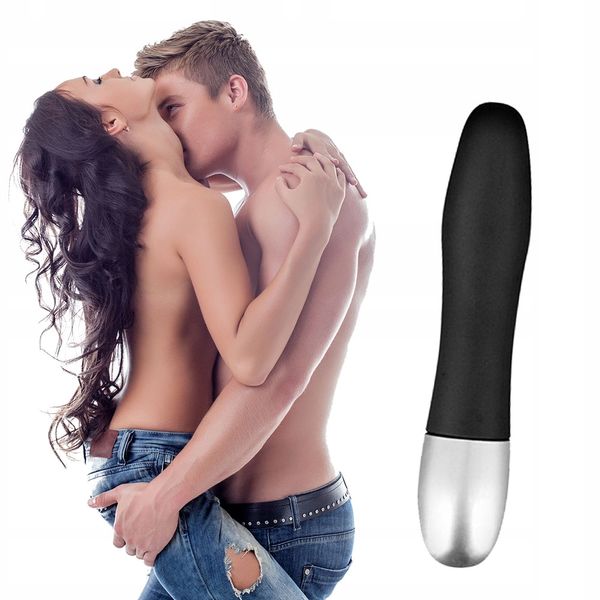 Czarny twardy wibrator, masażer intymny zdjęcie 6