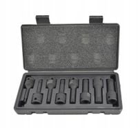 AWTOOLS KLUCZE UDAROWE TRZPIENIOWE SPLINE 8szt. BLACK LINE
