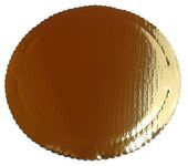 PODKŁAD POD TORT CIASTO - Tektura Falista - 32 cm Złoty T 1szt