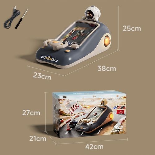 WYŚCIGI GRA KIEROWNICA INTERAKTYWNA MÓWIĄCA PL SYMULATOR JAZDY Chronometraż na Arena.pl