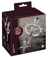 fetish collection anal deluxe - stalowy ekspander regulowany, 12,5 cm