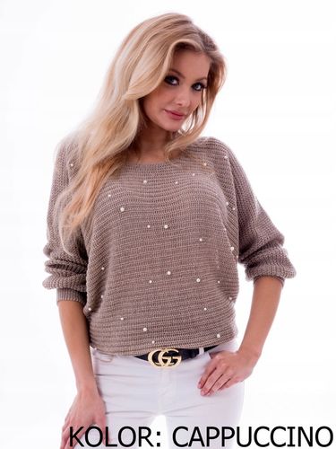 Milusi Luźny KOBIECY SWETER DUŻO KOLORÓW Oversize na Arena.pl