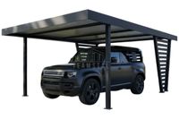 Carport V PREMIUM 4,2x5,8m Wypełnienie panelami Wiata samochodowa TS1251