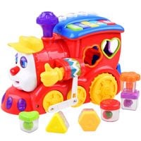 INTERAKTYWNA LOKOMOTYWA KOLOROWE KLOCKI