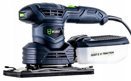 SZLIFIERKA MIMOŚRODOWA OSCYLACYJNA ELEKTRYCZNA WUBER Z REGULACJĄ 3w1 1300W na Arena.pl