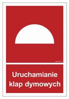 Uruchamianie Klap Dymowych 5X7,4 Naklejki Arkusz 9